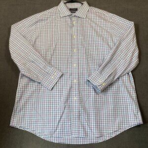 Lauren Ralph Lauren Regular Fit Stretch Button-Down Shirt Mens Size XL (32-33)